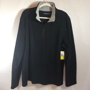 NWT Nautica Fleece Pullover Top with zipper. Sz XL